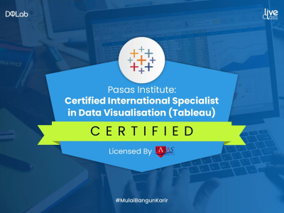 Certified International Specialist in Data Visualisation (Tableau)