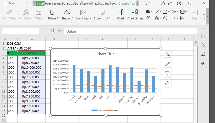 Cara Membuat Visualisasi Data Excel Dengan Banyak Data