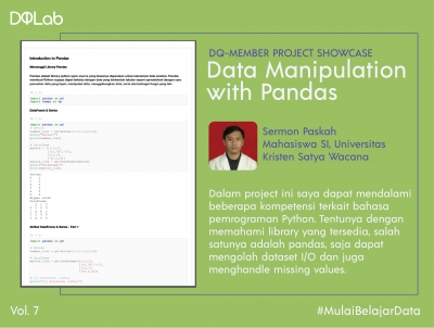 Belajar Data Science di DQLab: Bangun Data Manipulation with Panda untuk Perdalam Bahasa Pemrograman Python