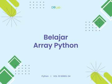 Jajaki Skill Coding dengan Array Python Simpel