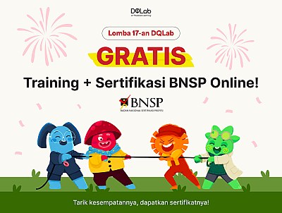 Giveaway Special Kemerdekaan: Tarik Kesempatan Training & Dapatkan Sertifikasi BNSP, GRATIS!