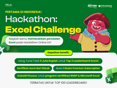 🚀 Hackathon: Excel Challenge by DQLab BETTER & UjiKompetensi.com