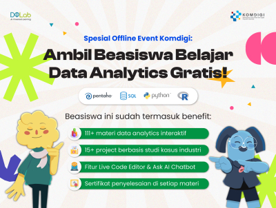 Special DQLab x Komdigi: Ambil Beasiswamu Belajar Data Science Gratis 1 Bulan