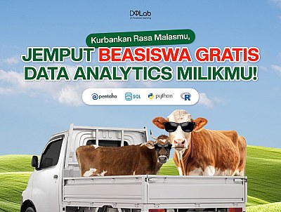 Kurbankan Rasa Malasmu! Ambil Beasiswa 100% Gratis Data Analytics Sekarang!