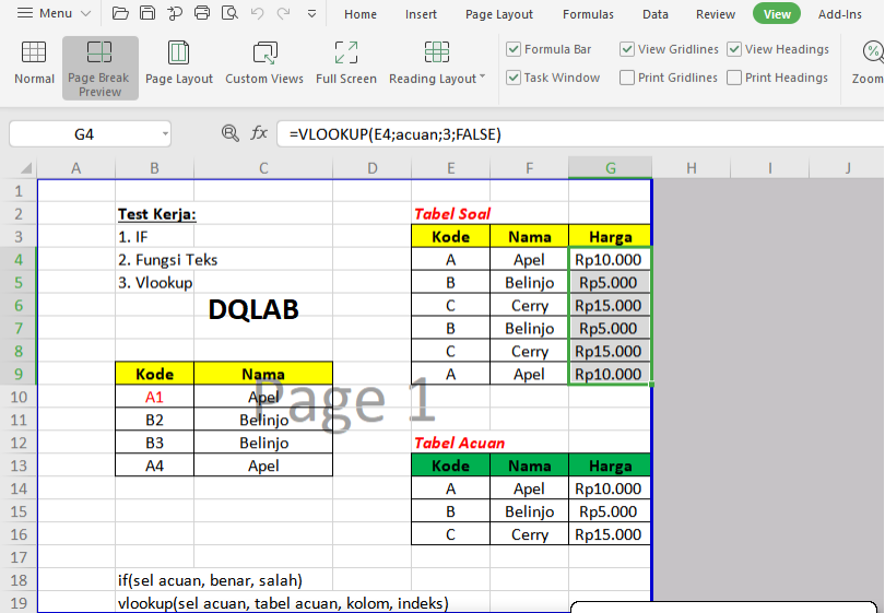 Intip Print Tabel Excel Rapi dan Terpotong